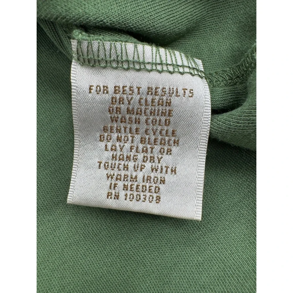 Peter Millar Shirt Mens Large Green Long Sleeve Baltusrol Golf Club Pima Cotton